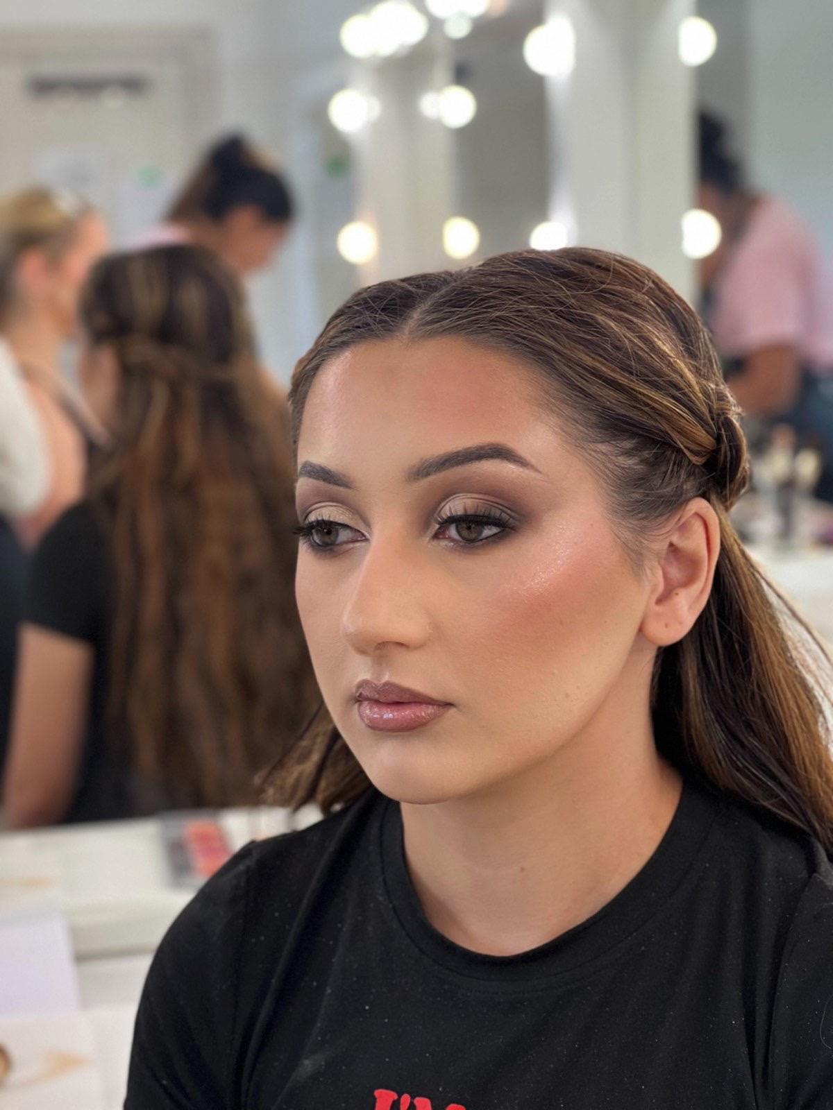 Professional face makeup look 23