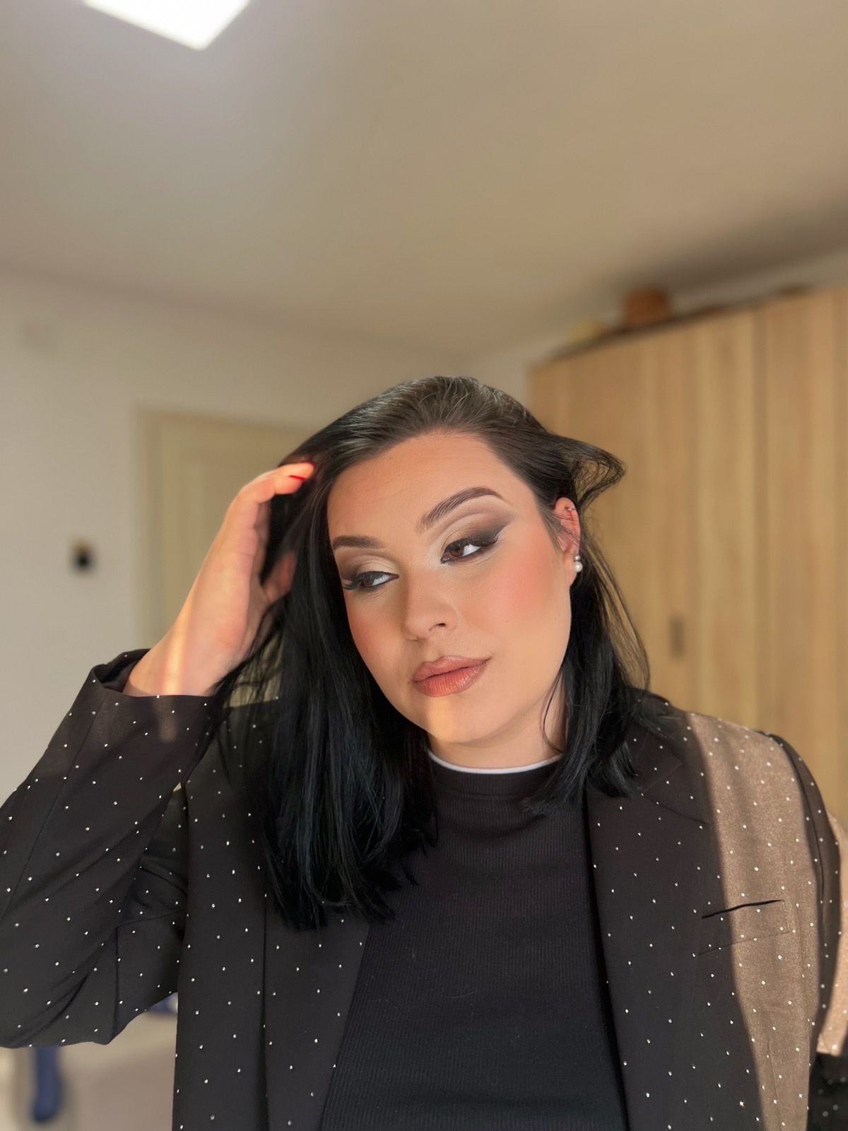 Professional face makeup look 26