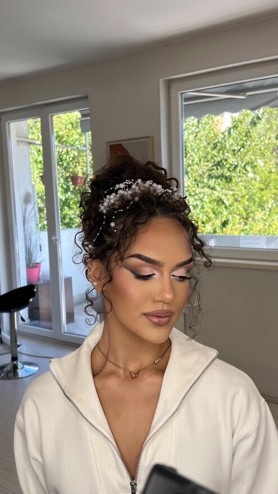 Professional face makeup look 28
